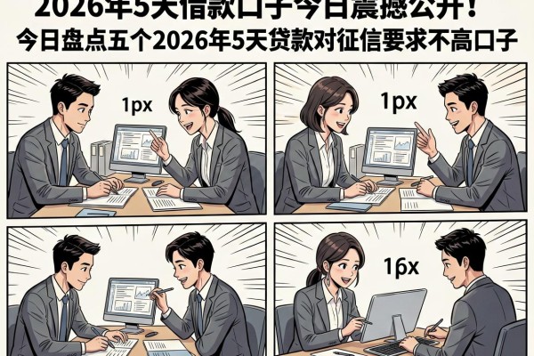 2026年5天借款口子今日震撼公开！今日盘点五个2026年5天贷款对征信要求不高口子