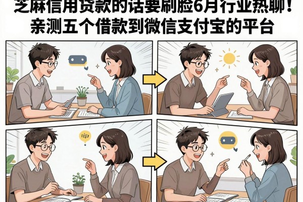 芝麻信用贷款的话要刷脸6月行业热聊！亲测五个借款到微信支付宝的平台