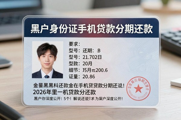 黑户身份证手机贷款分期还款2026年解说​这5个！本篇为您深度公开！