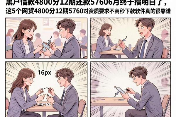 黑户借款4800分12期还款57606月终于搞明白了，这5个网贷4800分12期5760对资质要求不高秒下款软件真的很靠谱