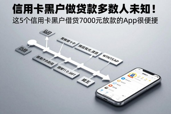 信用卡黑户做贷款多数人未知！这5个信用卡黑户借钱7000元放款的app很便捷的