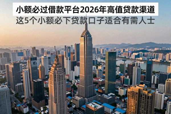 小额必过借款平台2026年高值贷款渠道，这5个小额必下贷款口子适合有需人士