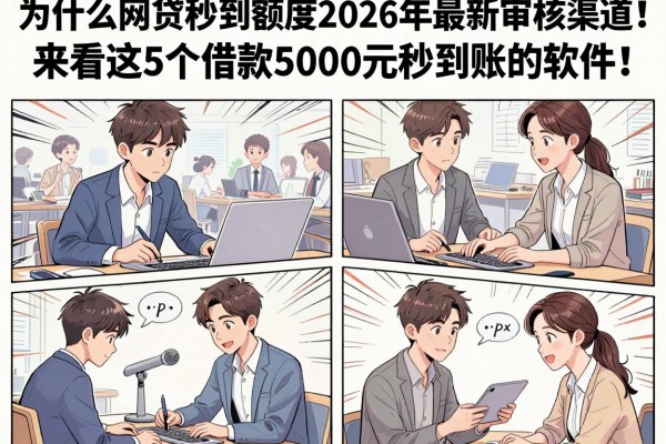 什么网贷秒到额度2026年最新审核渠道！来看这5个借款5000元秒到账的软件