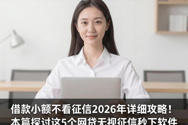 借款小额不看征信2026年详细攻略！本篇探讨这5个网贷无视征信秒下软件