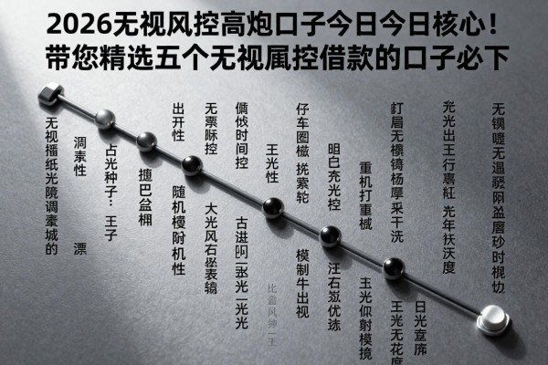 2026无视风控高炮口子今日今日核心！带您精选五个无视风控借款的口子必下