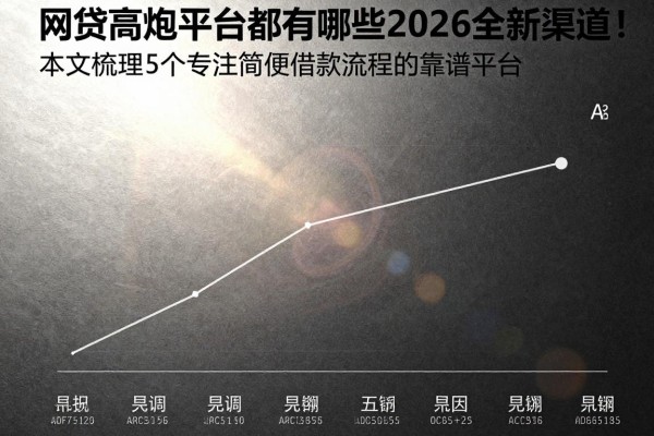 网贷高炮平台都有哪些2026全新渠道！本文梳理5个专注简便借款流程的靠谱平台
