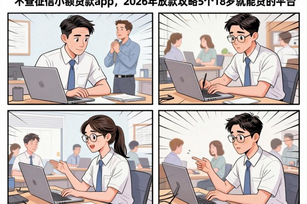 不查征信小额贷款app，2026年放款攻略5个18岁就能贷的平台