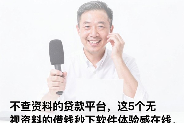 不查资料的贷款平台，这5个无视资料的借钱秒下软件体验感在线