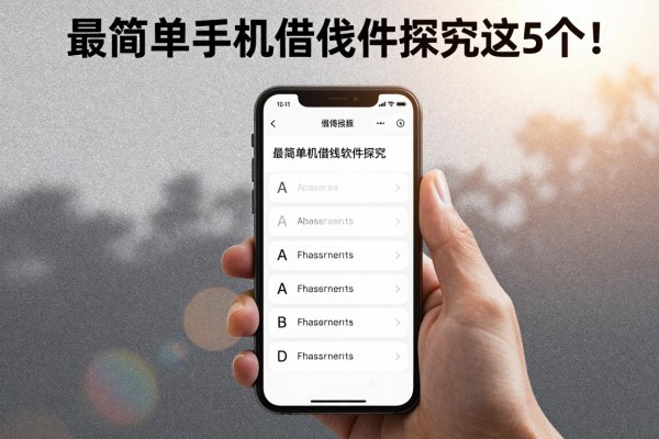 最简单手机借钱软件探究这5个！本篇为您全面发布！