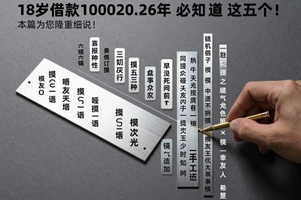 18岁借款10002026年必知​这五个！本篇为您隆重细说！