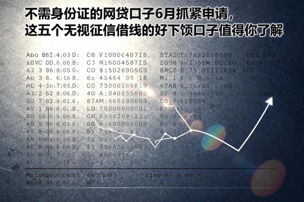 不需身份证的网贷口子6月抓紧申请，这五个无视征信借钱的好下款口子值得你了解