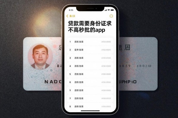 贷款需要身份证就可以了，精选​这5个借钱对身份证要求不高秒批的app