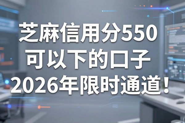 芝麻信用分550可以下的口子2026年限时通道！为您了解5个芝麻信用分550可以借款秒批的口子
