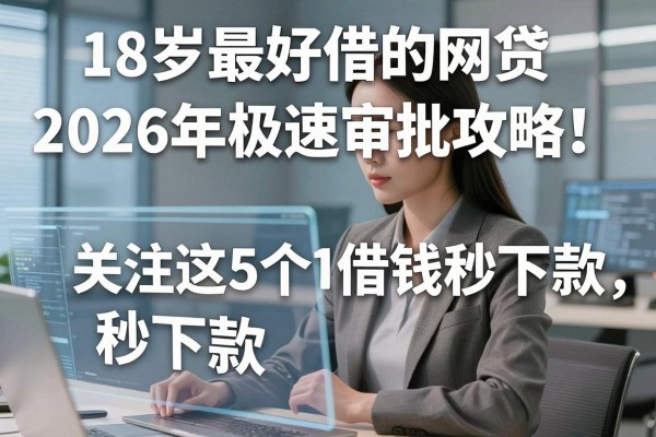 18岁最好借的网贷2026年极速审批攻略！关注这5个18岁借钱秒下款对要求不高app