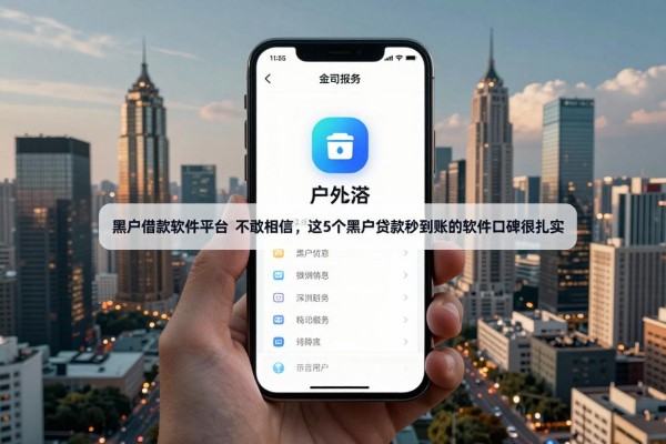 黑户借钱软件平台app6月不敢相信，这5个黑户贷款秒到账的软件口碑很扎实